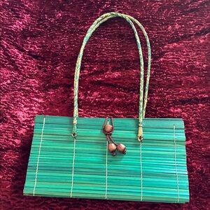 Green Bamboo Women's Handbag